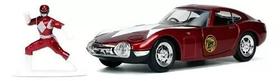 Miniatura Toyota 2000gt 1967 Power Ranger Vermelho Jada 1:32