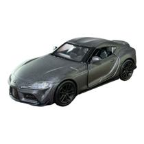 Miniatura Toyota Supra Cinza Metal RMZ 1:32 Miniatura Toyota Supra Cinza Metal RMZ 1:32