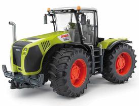 Miniatura trator agrícola Claas Xerion 5000 Bruder 1/16