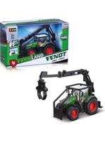 Miniatura Trator Agrícola Fendt 1050 Vario (10 cm) c/ Manipulador de Toras - Farmland - Burago