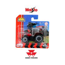 Miniatura Trator Agrícola Massey Ferguson 8S.265 Burago Mini Work Machines 6,5cm Miniatura Trator Agrícola Massey Ferguson 8S.265 Burago Mini Work Machines 6,5cm