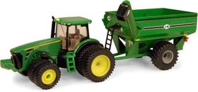 Miniatura Trator De Grão John Deere 8320r With J&m Ertl Miniatura Trator De Grão John Deere 8320r With J&m Ertl