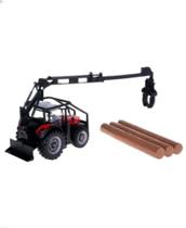 Miniatura Trator Florestal Massey Ferguson 8740S Bburago Miniatura Trator Florestal Massey Ferguson 8740S Bburago