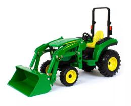 MINIATURA TRATOR JOHN DEERE 2038R Com Carregadeira ERTL 1/16