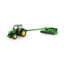 Miniatura Trator John Deere 7R 270 com Segadora C500 1:64 Miniatura Trator John Deere 7R 270 com Segadora C500 1:64