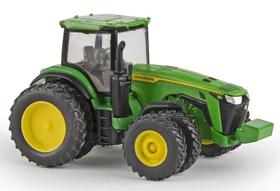 Miniatura Trator John Deere 8R 410 com Rodado Duplo 1:64