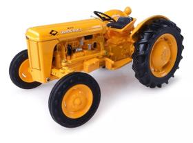 Miniatura trator massey ferguson 202 work-bull 1/32 amarelo