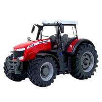 Miniatura Trator Massey Ferguson 8740S 10 Cm Vermelho Bburago 31613