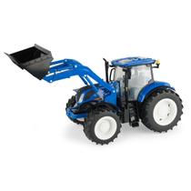 Miniatura Trator Pá Carregadeira New Holland T7.270 1/16