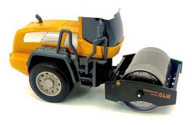 Miniatura Trator Rolo Compressor - Construção 1/55 Glw