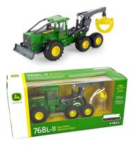Miniatura Trator Skidder Florestal John Deerer 768L-II 1/50