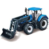 Miniatura Trator T7.315 Com Pá Carregadeira New Holland Farm Bburago 31632 Miniatura Trator T7.315 Com Pá Carregadeira New Holland Farm Bburago 31632