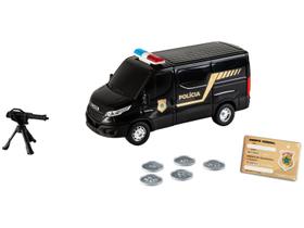 Miniatura Van Carinho Iveco Daily Serviços Essenciais Design Exclusiva Colecionável