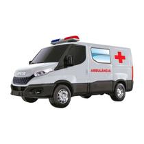 Miniatura Van Carrinho Iveco Daily Design Replica Serviços Essenciais Colecionável