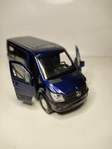 Miniatura Van Mercedes Sprinter 2015 Janela Metal E Fricção Miniatura Van Mercedes Sprinter 2015 Janela Metal E Fricção