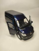 Miniatura Van Mercedes Sprinter Panel 2015 Welly 1/48 Fricção Miniatura Van Mercedes Sprinter Panel 2015 Welly 1/48 Fricção