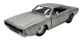 Miniatura Velozes E Furiosos Dodge Charger Prata Jada 1:24 Miniatura Velozes E Furiosos Dodge Charger Prata Jada 1:24