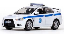 Miniatura Vitesse Mitsubishi Lancer EVO Policía Grecia 1/43 Miniatura Vitesse Mitsubishi Lancer EVO Policía Grecia 1/43