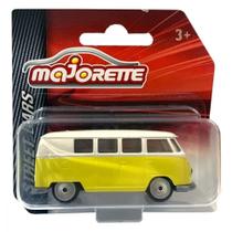 Miniatura Vokswagen T1 Kombi Amarela Street Cars Majorette 1:64