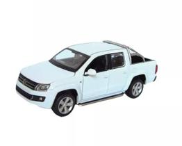 Miniatura Volkswagen Amarok Luz e Som 1:32 Branca