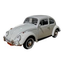 Miniatura Volkswagen Fusca 1961 Branco Metal 1:24 Miniatura Volkswagen Fusca 1961 Branco Metal 1:24