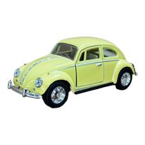 Miniatura Volkswagen Fusca 1967 Amarelo Metal 1:32 Miniatura Volkswagen Fusca 1967 Amarelo Metal 1:32