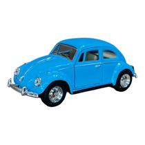 Miniatura Volkswagen Fusca 1967 Azul Metal 1:32 - Kinsmart