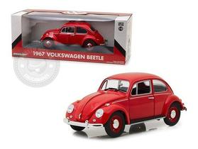 Miniatura Volkswagen Fusca 1967 Vermelho Greenlight 1/18
