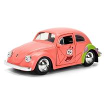 Miniatura Volkswagen Fusca Beetle 1959 - Patrick Bob Esponja - Jada Toys - 1:32 Miniatura Volkswagen Fusca Beetle 1959 - Patrick Bob Esponja - Jada Toys - 1:32
