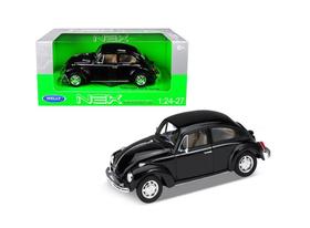 Miniatura Volkswagen Fusca Beetle Preto Welly 1/24 Miniatura Volkswagen Fusca Beetle Preto Welly 1/24