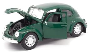 Miniatura Volkswagen Fusca / Beetle Verde Escala 1:24 Maisto Miniatura Volkswagen Fusca / Beetle Verde Escala 1:24 Maisto