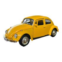 Miniatura Volkswagen Fusca Classic Amarelo RMZ 1:32