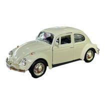 Miniatura Volkswagen Fusca Classic Bege RMZ 1:32