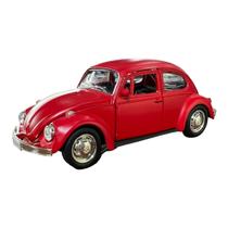 Miniatura Volkswagen Fusca Classic Vermelho RMZ 1:32