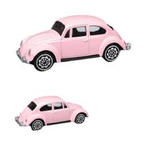 Miniatura Volkswagen Fusca em Escala 1:64 - Modelo de Carro Clássico em Metal