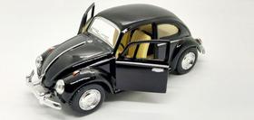 Miniatura Volkswagen Fusca Preto - Miniaturas de carros