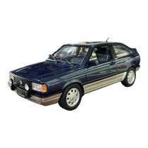 Miniatura Volkswagen Gol GTI 1989 Azul Metal 1:24 Miniatura Volkswagen Gol GTI 1989 Azul Metal 1:24