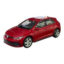 Miniatura Volkswagen Golf GTI Bordô Metal Welly 1:36