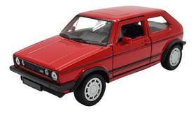 Miniatura Volkswagen Golf Gti Mk1 Metal Vermelho 1:36 Miniatura Volkswagen Golf Gti Mk1 Metal Vermelho 1:36