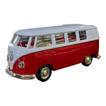 Miniatura Volkswagen Kombi Classic Vermelho/Branco RMZ 1:32