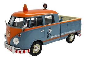 Miniatura Volkswagen Kombi Pickup Auto Socorro Metal 1:24 Miniatura Volkswagen Kombi Pickup Auto Socorro Metal 1:24