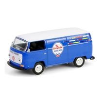 Miniatura Volkswagen Kombi Type 2 Panel Van 1968 - Chevron - Anniversary Collection Série 17 - Greenlight - 1:64 Miniatura Volkswagen Kombi Type 2 Panel Van 1968 - Chevron - Anniversary Collection Série 17 - Greenlight - 1:64