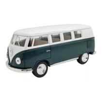 Miniatura Volkswagen Kombi Verde 1/32 Kinsmart Kt5060D