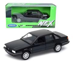 Miniatura Volkswagen Santana Preto 1/24 Welly Cor Preta Miniatura Volkswagen Santana Preto 1/24 Welly Cor Preta