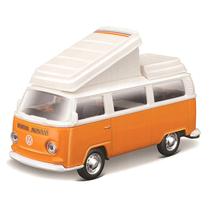 Miniatura Volkswagen Type 2 (Campista) 1/43 Laranja Maisto 21237 Miniatura Volkswagen Type 2 (Campista) 1/43 Laranja Maisto 21237