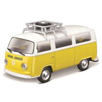 Miniatura Volkswagen Type 2 (Pneu Rack) 1/43 Amarelo Maisto 21237