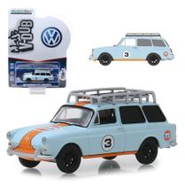 Miniatura Volkswagen Type 3 Squareback Gulf Oil - 1/64 - Greenlight 29960C - V-dub