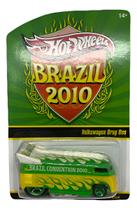 Miniatura Vw Drag Bus 1:64 Hotwheels Convenção Brazil 2010 Miniatura Vw Drag Bus 1:64 Hotwheels Convenção Brazil 2010