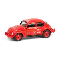 Miniatura VW Fusca Classic Beetle Bombeiros 1:64 Greenlight