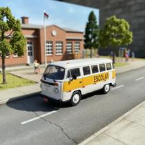 Miniatura Vw Kombi T2 - Transporte Escolar 1:43 Ixo Branco Miniatura Vw Kombi T2 - Transporte Escolar 1:43 Ixo Branco